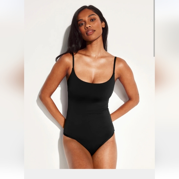 knix Other - Knix Leak Proof Classic Black One-Piece Swimsuit NWT M+